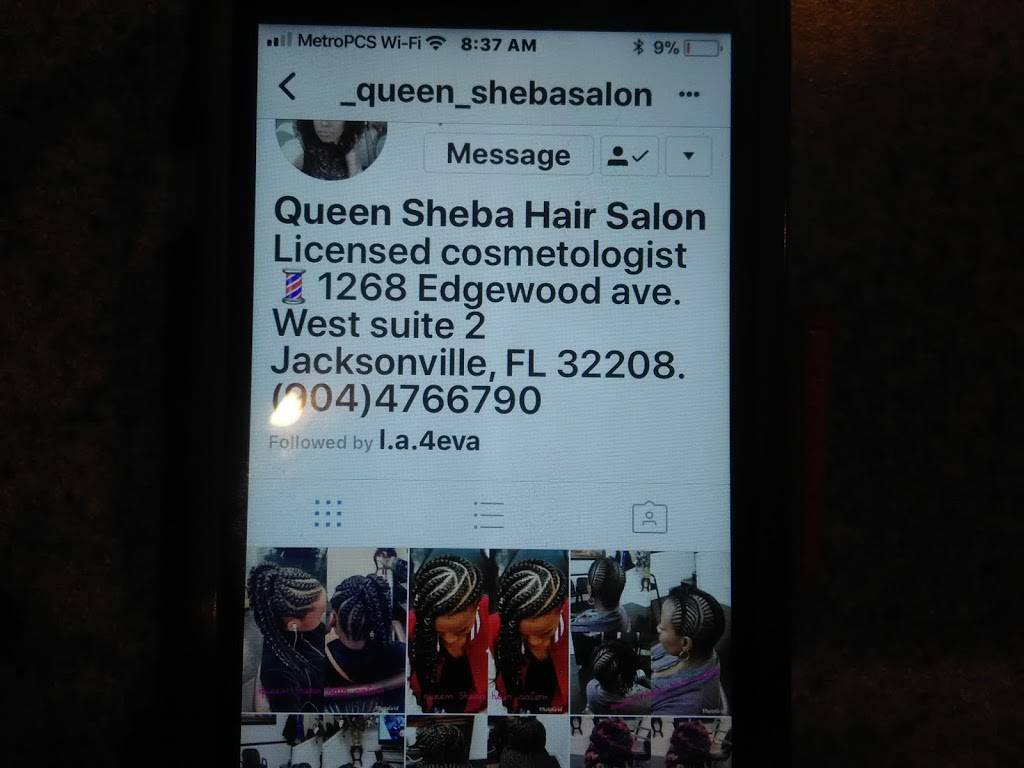 Queen Sheba Hair Salon | 1268 Edgewood Ave W #2, Jacksonville, FL 32208, USA | Phone: (904) 476-6790