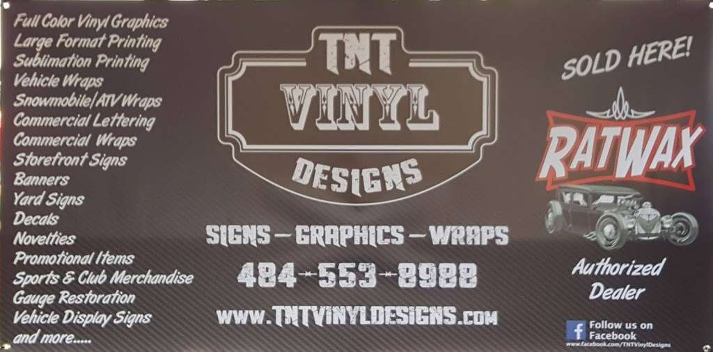 TNT Vinyl Designs, LLC | 1598 Siegfriedale Rd, Kutztown, PA 19530, USA | Phone: (484) 553-8988