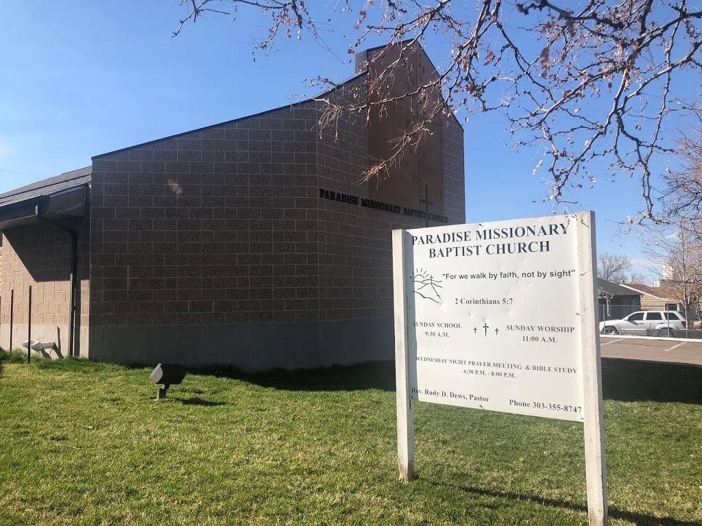 Paradise Missionary Baptist Church | 3715 Garfield St, Denver, CO 80205, USA | Phone: (303) 355-8747