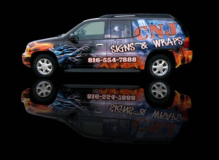 CNJ Signs & Wraps | 1212 SE Broadway Dr, Lees Summit, MO 64081, USA | Phone: (816) 554-7888