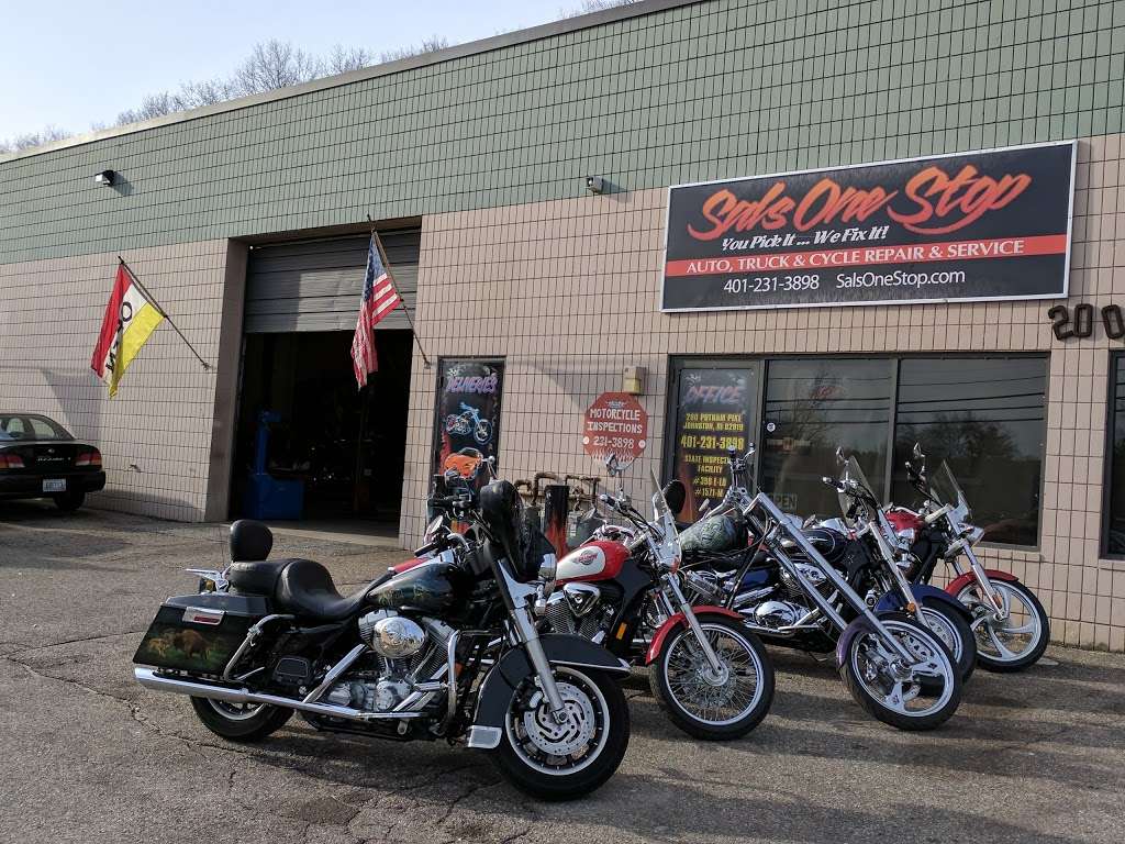 Sals One Stop Auto Repair & Motorcycle Service | 200 Putnam Pike, Johnston, RI 02919, USA | Phone: (401) 231-3898