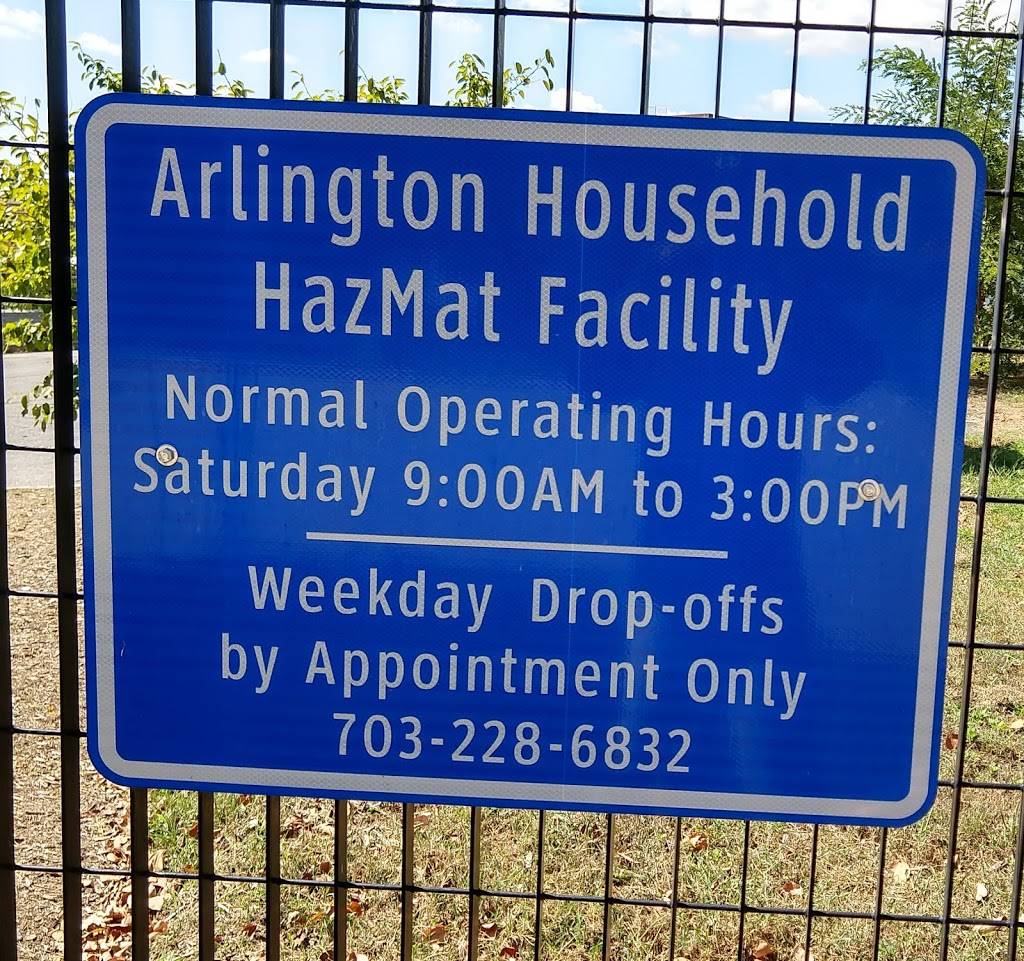 Arlington Household Hazardous | 530 31st St S, Arlington, VA 22202, USA | Phone: (703) 228-6832