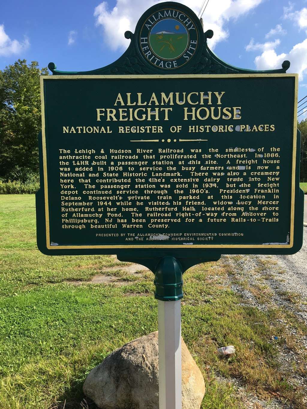 Allamuchy Freight House | 78 Johnsonburg Rd, Hackettstown, NJ 07840, USA