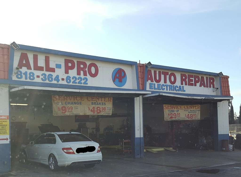 All-Pro Automotive Repair | 14078 Foothill Blvd, Sylmar, CA 91342, USA | Phone: (818) 364-6222
