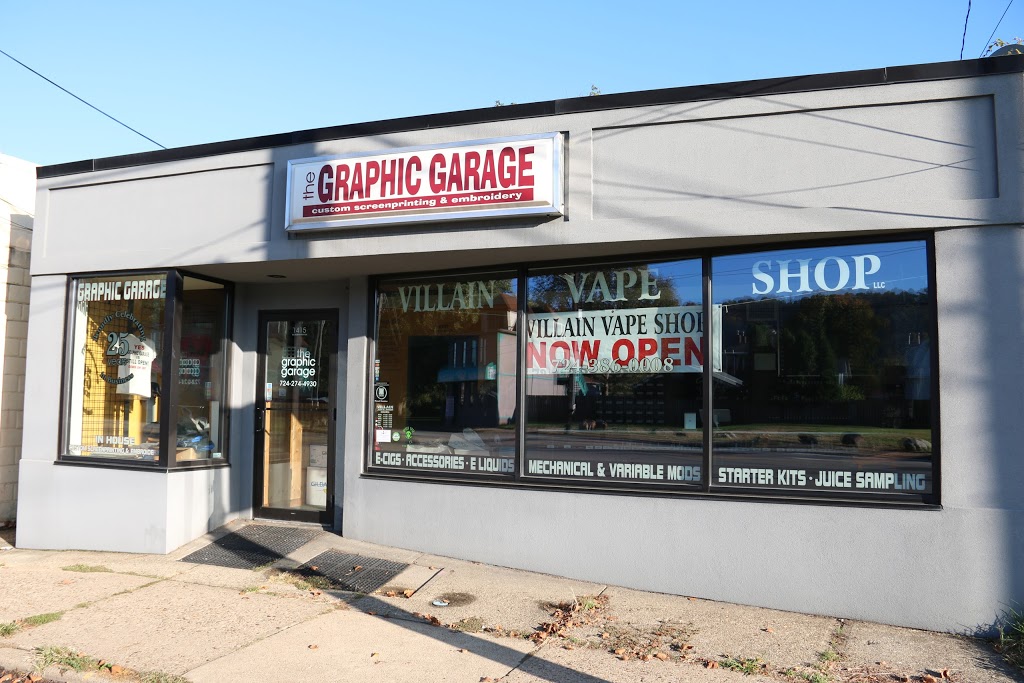 The Graphic Garage | 1415 Pittsburgh St, Cheswick, PA 15024, USA | Phone: (724) 274-4930