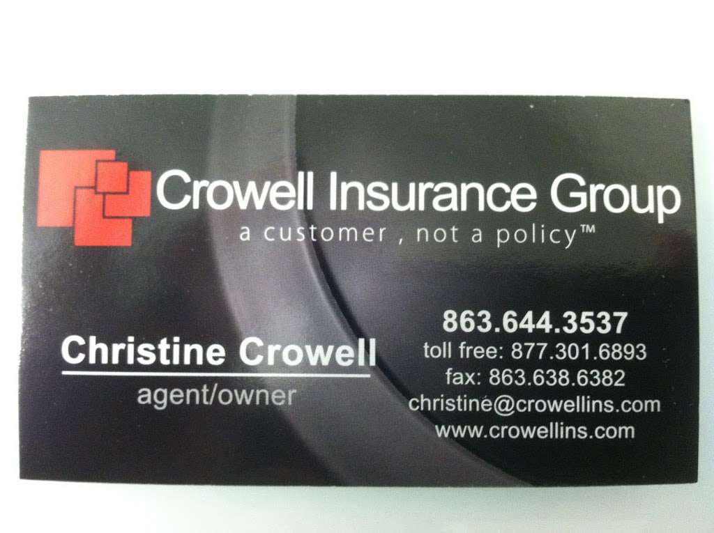 Crowell Insurance Group | 231 N Kentucky Ave, Lakeland, FL 33801, USA | Phone: (863) 644-3537