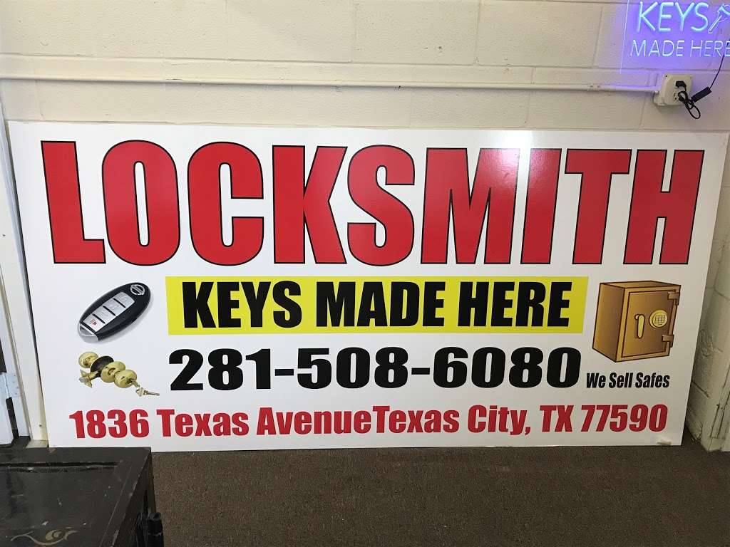 Locksmith Services | 1836 Texas Ave, Texas City, TX 77590, USA | Phone: (409) 502-3238