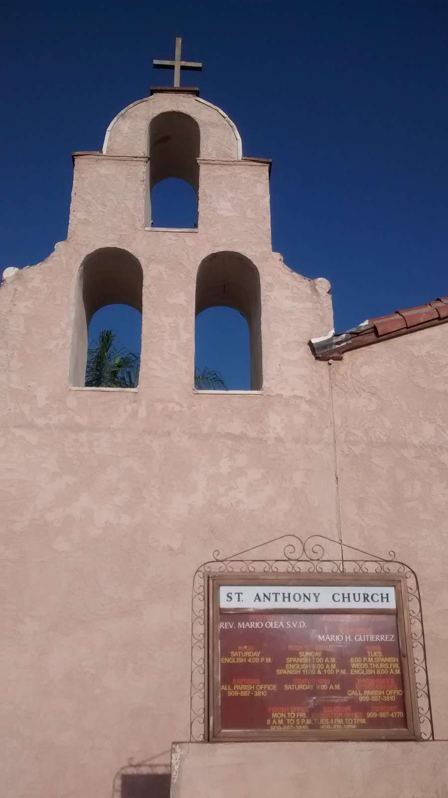 St Anthonys Church | 1640 Western Ave N, San Bernardino, CA 92411, USA | Phone: (909) 887-3810