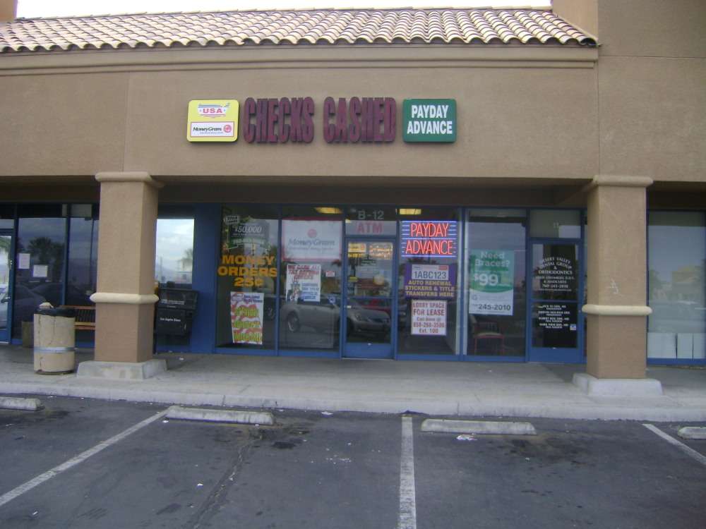 USA Checks Cashed & Payday Advance | 13622 Bear Valley Rd Suite B-12, Victorville, CA 92392, USA | Phone: (760) 951-0121