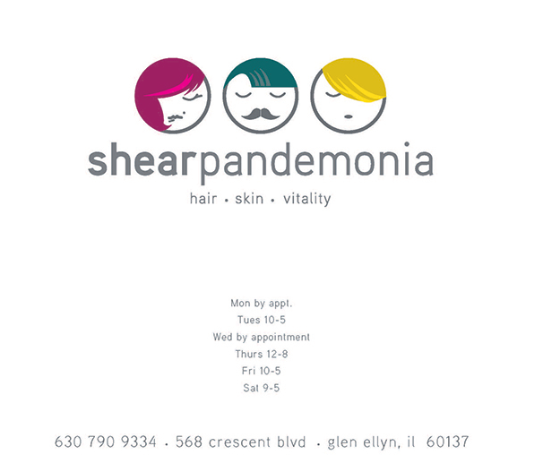 Shear Pandemonia | 568 Crescent Blvd, Glen Ellyn, IL 60137, USA | Phone: (630) 790-9334