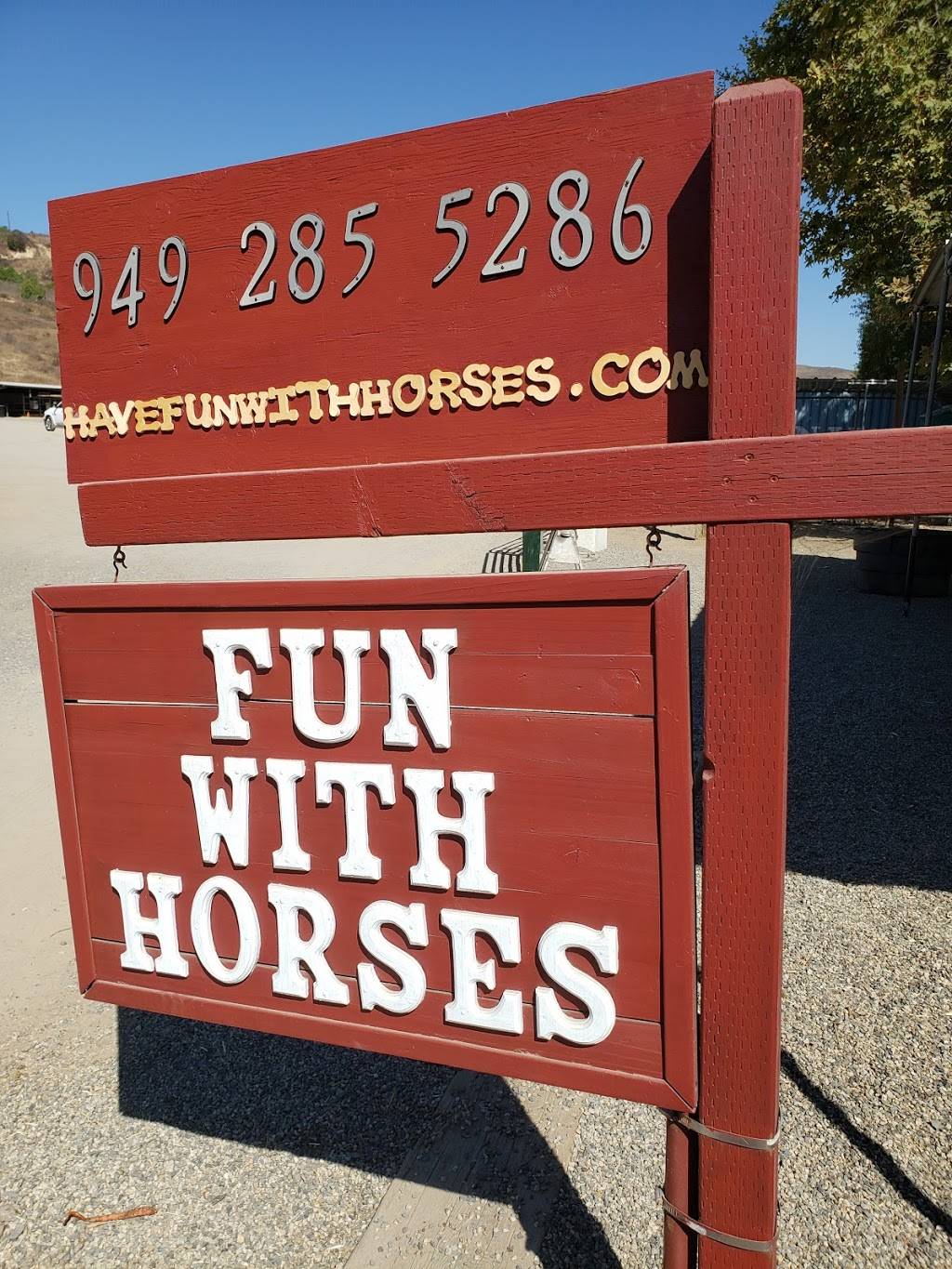 Fun With Horses | 4449 Carbon Canyon Rd, Brea, CA 92823, USA | Phone: (949) 285-5286