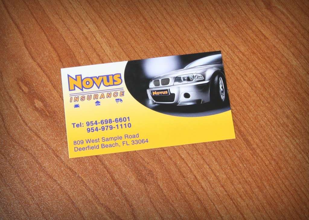 Novus Insurance Tags Titles | 809 W Sample Rd, Pompano Beach, FL 33064 | Phone: (954) 979-1110