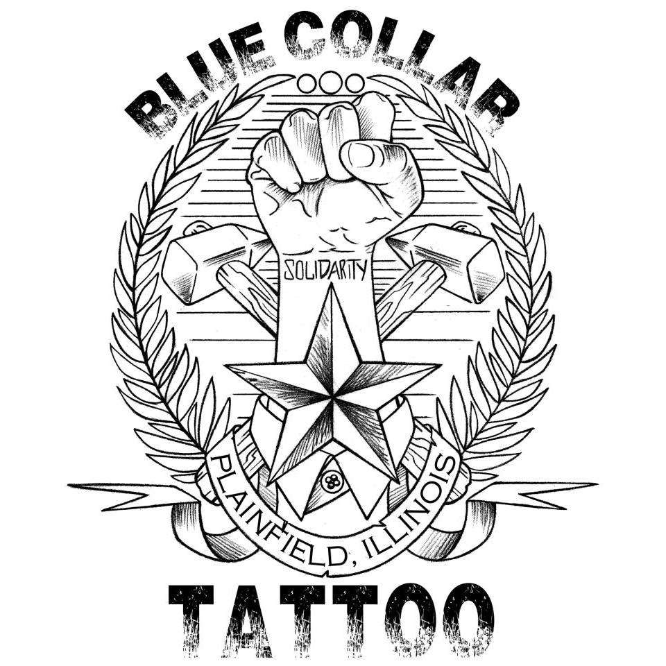 Blue Collar Tattoo | 14421 Wallin Dr, Plainfield, IL 60544, USA | Phone: (815) 254-2300