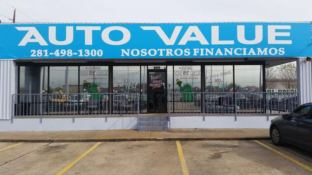 Auto Value Finance Inc. | 8475 S Texas 6, Houston, TX 77083 | Phone: (281) 498-1300
