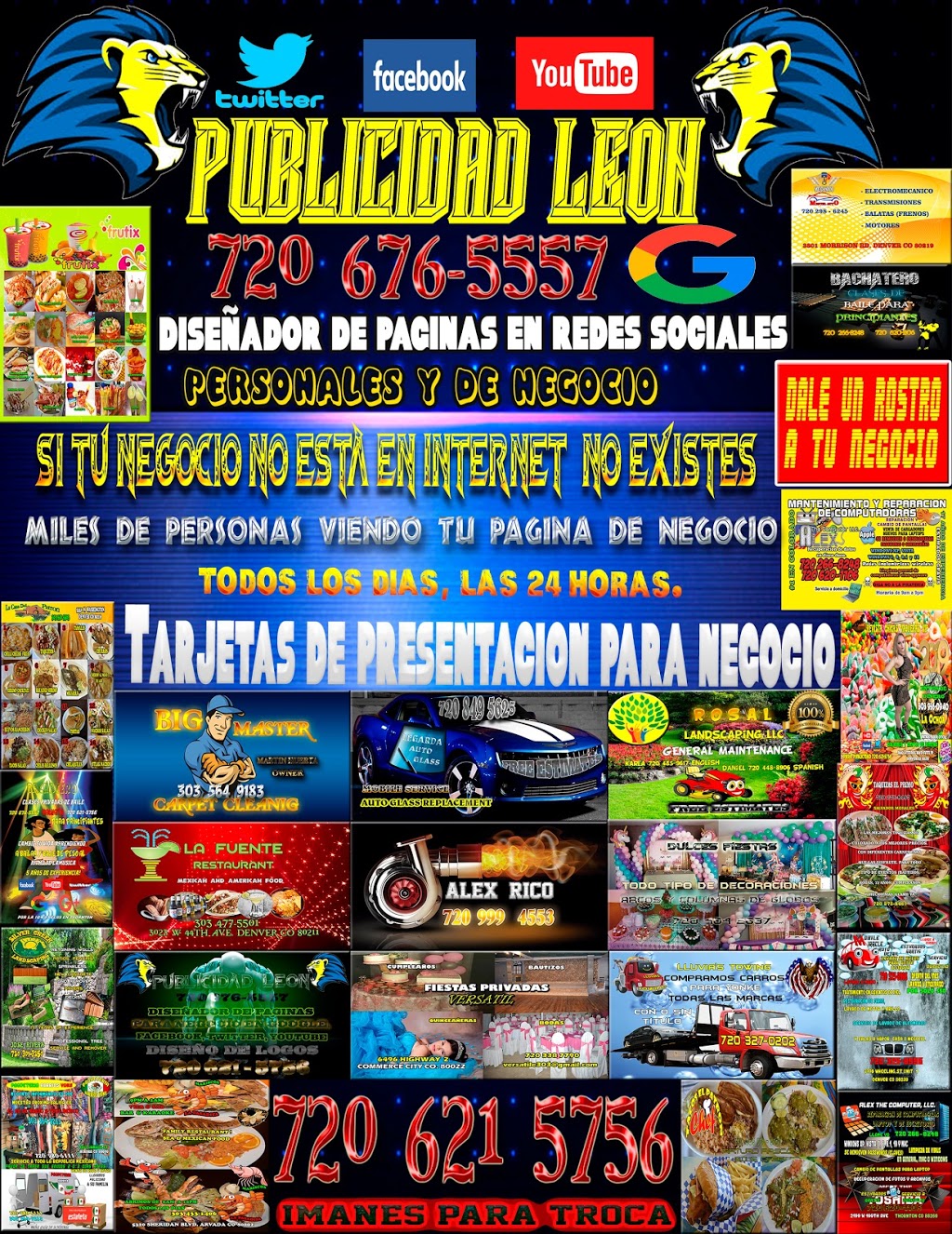 Publicidad Leon Denver CO | 2100 W 100th Ave, Thornton, CO 80260, USA | Phone: (720) 676-5557