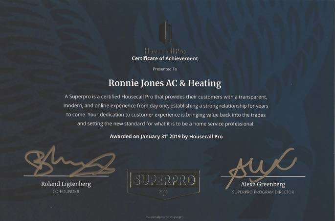 Ronnie Jones AC & Heating | 20622 Anson Way, Wildomar, CA 92595, USA | Phone: (951) 760-5550