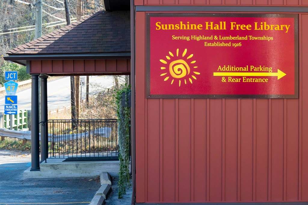 Sunshine Hall Free Library | 14 Proctor Rd, Eldred, NY 12732, USA | Phone: (845) 557-6258