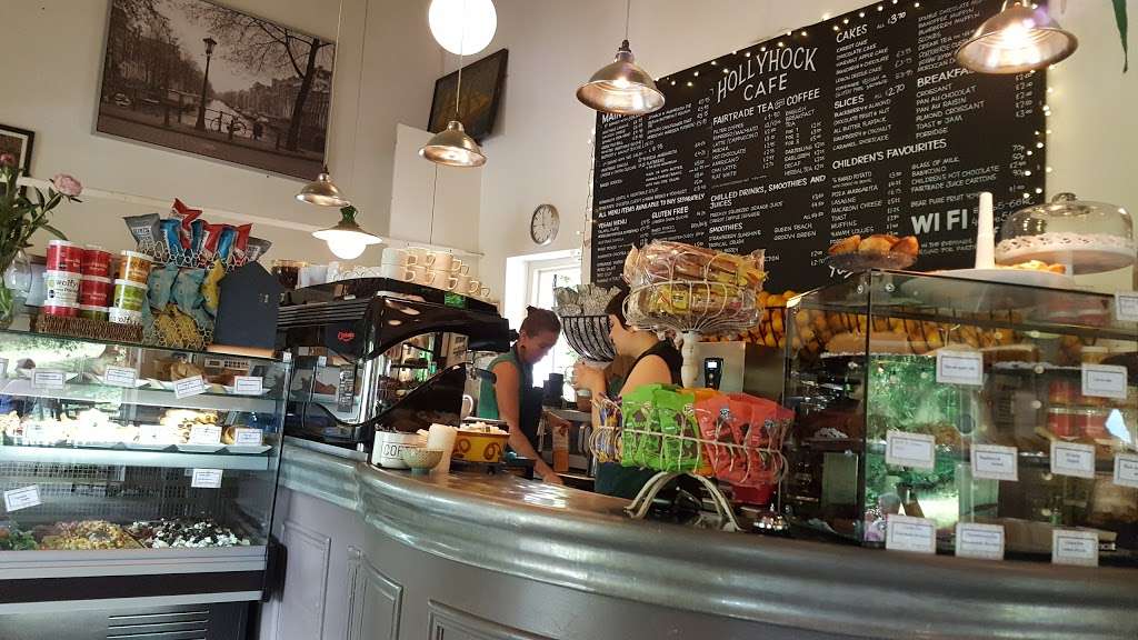 Hollyhock Vegetarian Fairtrade Cafe | 146 Petersham Rd, Richmond TW10 6UX, UK | Phone: 020 8948 6555