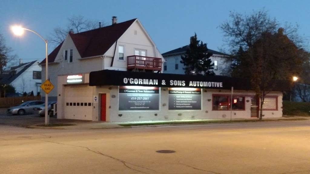 OGorman and Sons Automotive | 540 N Hawley Rd, Milwaukee, WI 53213, USA | Phone: (414) 257-2661