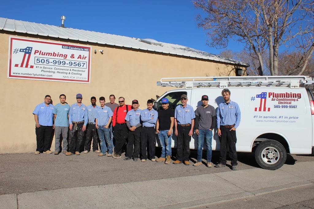 Number One Plumbing, A/C & Electrical | 525 Candelaria Rd NE, Albuquerque, NM 87107, USA | Phone: (505) 999-9567