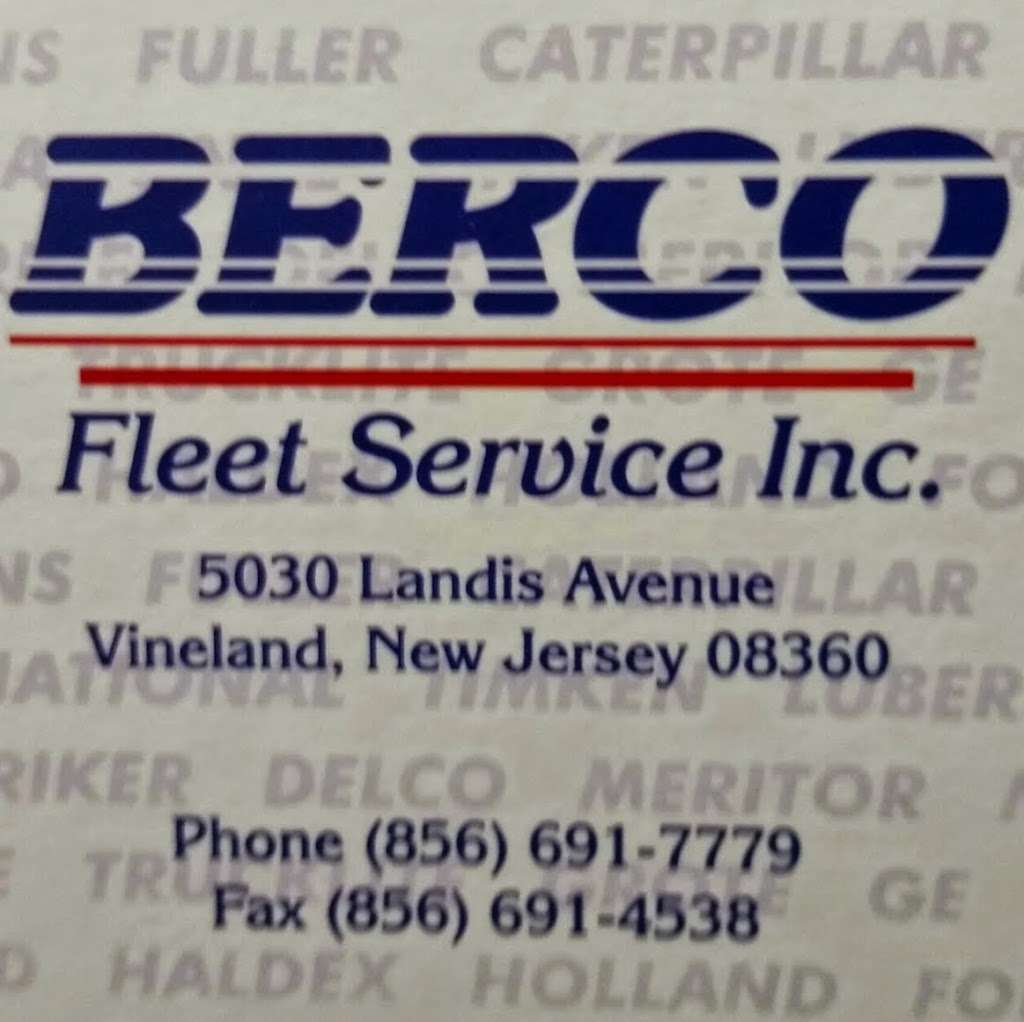 Berco Fleet Service Inc. | 5030 Landis Ave, Vineland, NJ 08360, USA | Phone: (856) 691-7779