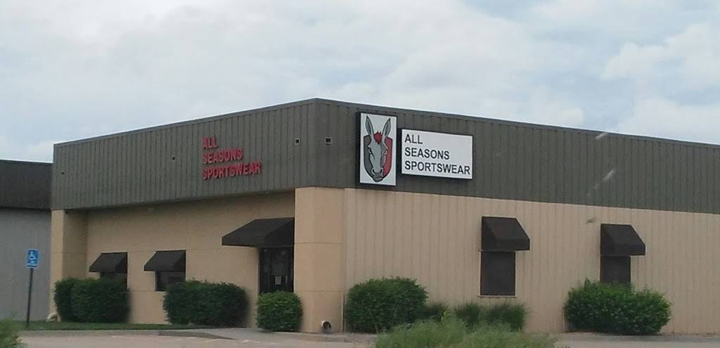 All Seasons Sportswear | 7420 Northwind St, Wichita, KS 67205, USA | Phone: (316) 721-3835