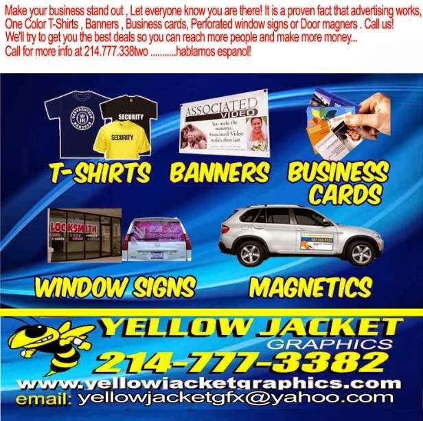 Yellow Jacket Graphics | 3401 Banning St, Dallas, TX 75233, USA | Phone: (214) 777-3382