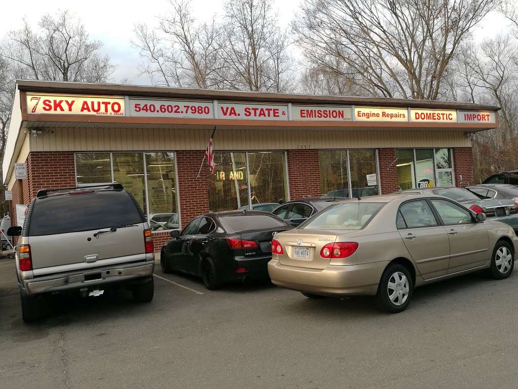 7 Sky Auto Repair/Sales | 3257 Jefferson Davis Hwy, Stafford, VA 22554 | Phone: (540) 602-7980