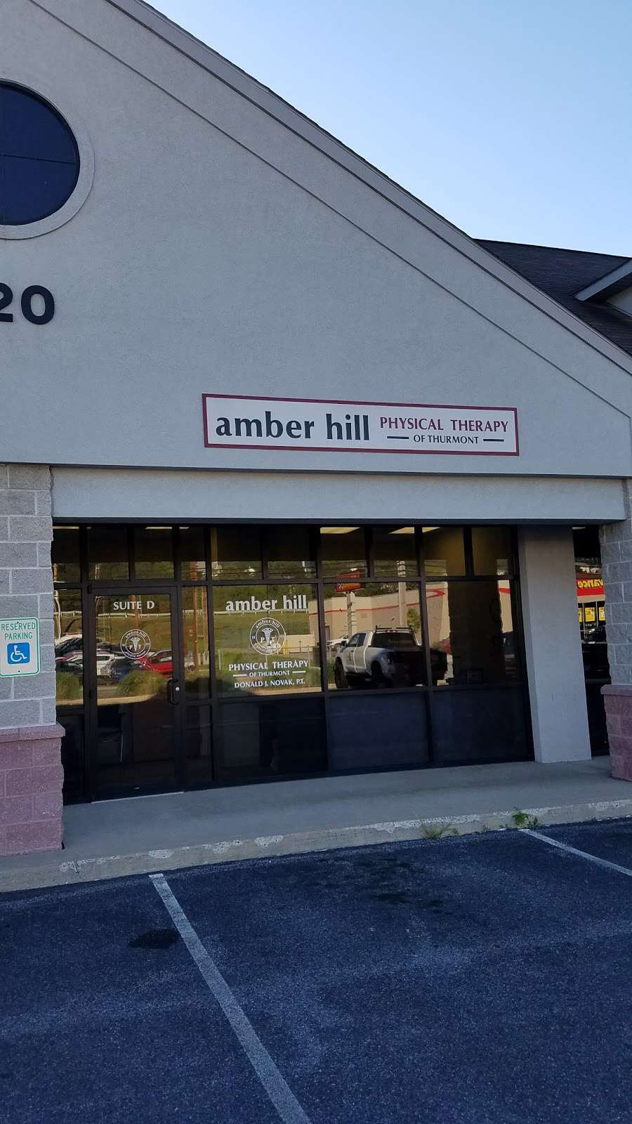 Amber Hill Physical Therapy | 120 Frederick Rd, Thurmont, MD 21788, USA | Phone: (301) 271-9230