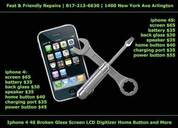 Fast and Friendly Repairs - the iPhone Repair Specialists | 1400 New York Ave #120a, Arlington, TX 76010, USA | Phone: (817) 213-6630