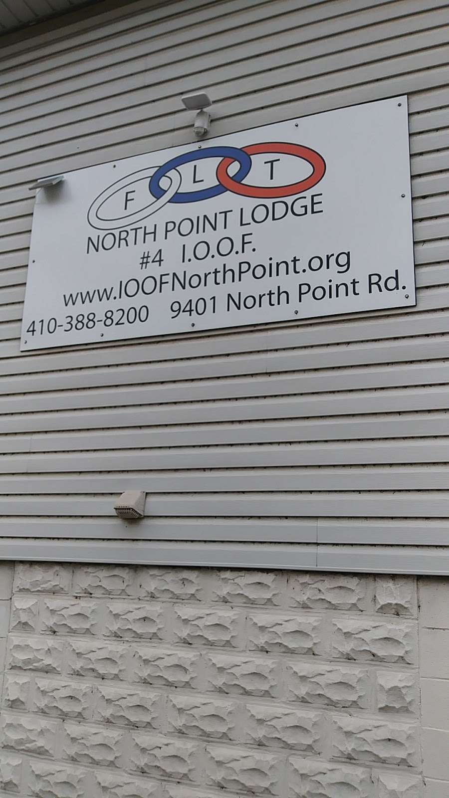 F L T North Point Lodge | 9401 North Point Rd, Fort Howard, MD 21052