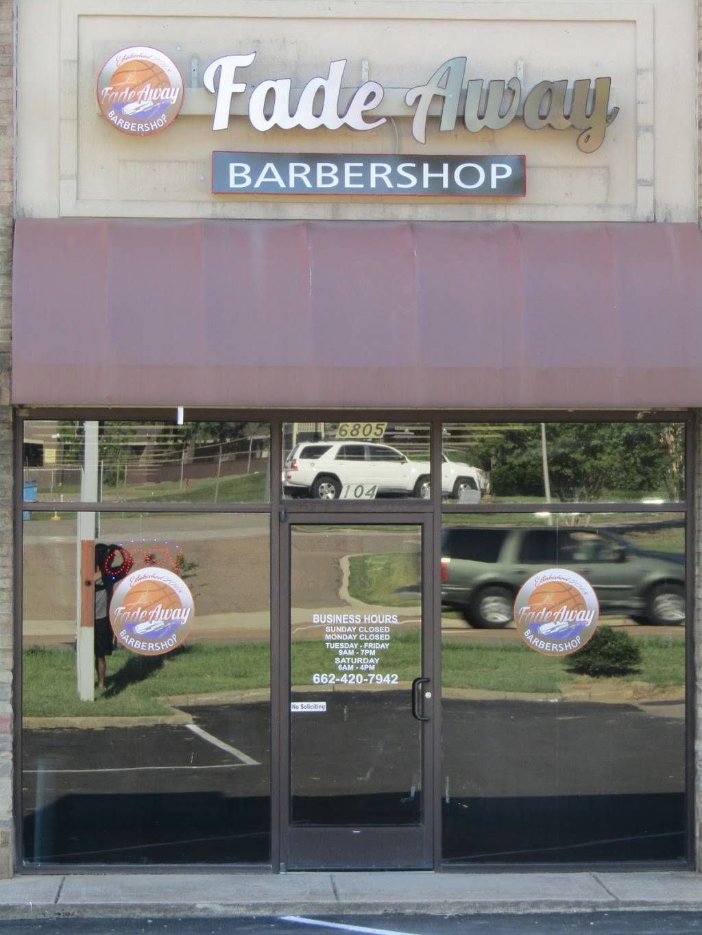 FADE AWAY BARBERSHOP LLC | 6805 MS-305 #104, Olive Branch, MS 38654, USA | Phone: (662) 420-7942