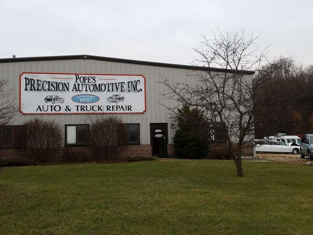 Popes Precision Automotive | 1201 Pryor St, Silver Lake, WI 53170, USA | Phone: (262) 889-2097