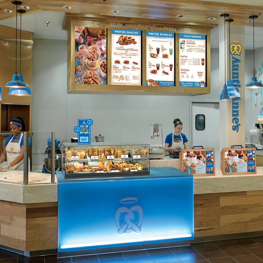 Auntie Annes | Student Center, 1700 E Cold Spring Ln Unit #35, Baltimore, MD 21251, USA | Phone: (443) 885-3327