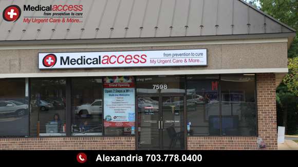 Medical Access - My Urgent Care & More... | Hayfield Shopping Center,, 7598 Telegraph Road, Alexandria, VA 22315 | Phone: (703) 778-0400