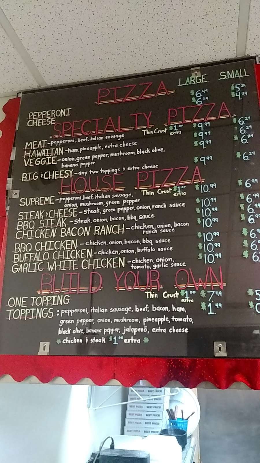 Big Cheese Pizza | 11004 Kentucky Springs Rd, Mineral, VA 23117, USA | Phone: (540) 894-4270