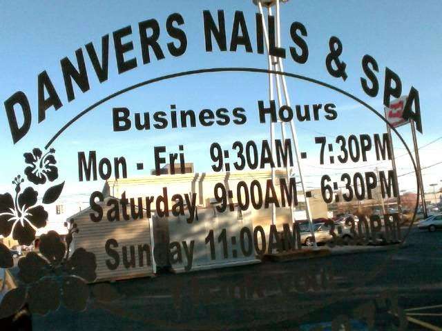 DANVERS NAILS & SPA | 156 Andover St Unit # 4, Danvers, MA 01923, USA | Phone: (978) 539-8373