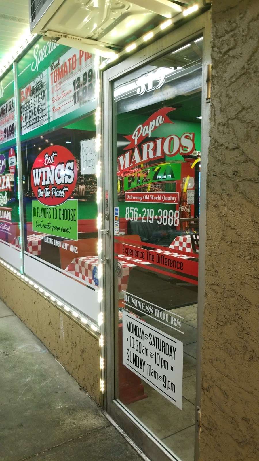 Papa Marios Pizza | 519 S Black Horse Pike, Haddon Heights, NJ 08035 | Phone: (856) 219-3888