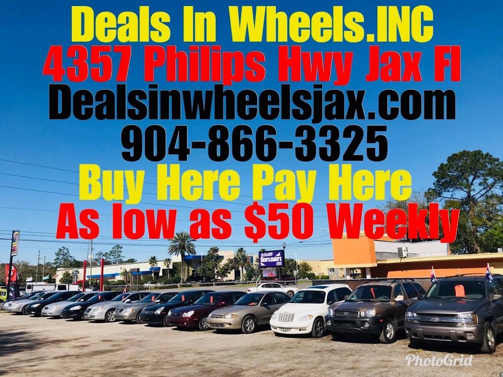 Deals in Wheels, Inc | 4357 Philips Hwy, Jacksonville, FL 32207, USA | Phone: (904) 866-3325