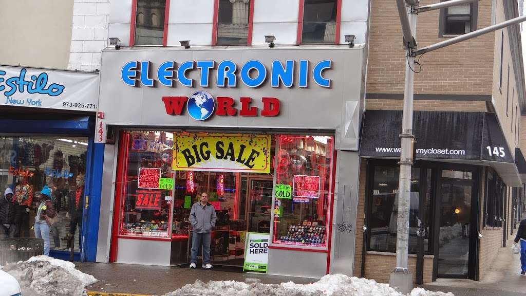 Electronic World | 143 Main St, Paterson, NJ 07505, USA | Phone: (973) 742-0220