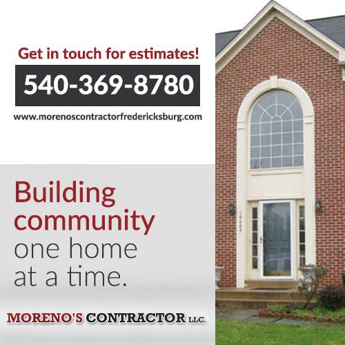 Morenos Contractor LLC. | 9410 Northeast Drive Suite A4, Fredericksburg, VA 22408 | Phone: (540) 369-8780