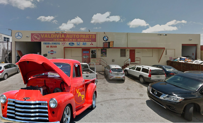 Valdivia Auto Parts Corporation | 4805 E 10th Ave, Hialeah, FL 33013, USA | Phone: (305) 640-8850