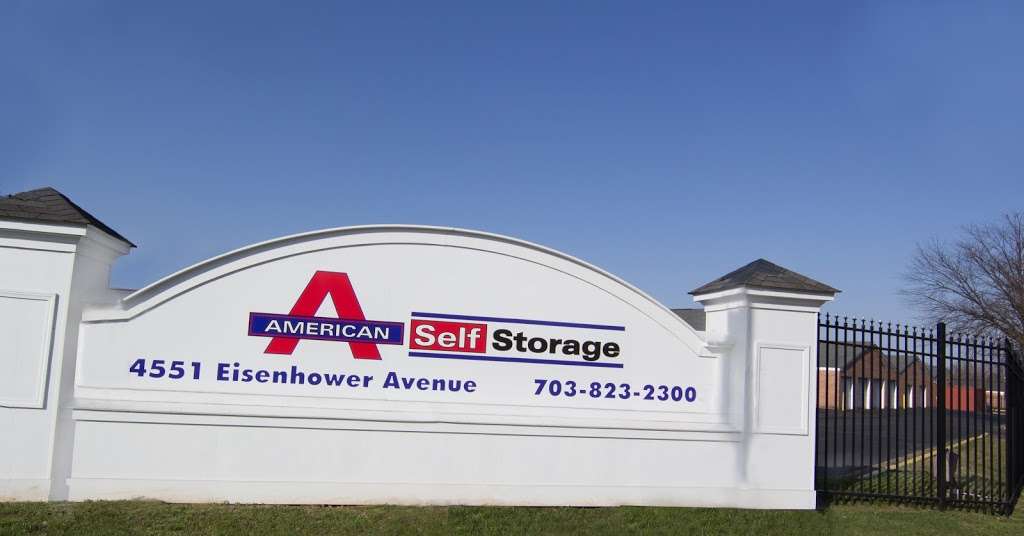 American Self Storage | 4801, 4551 Eisenhower Ave, Alexandria, VA 22304, USA | Phone: (703) 823-2300