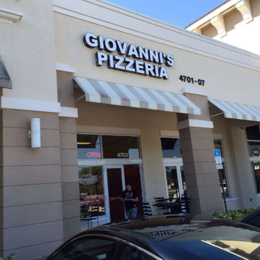 Giovannis Pizzeria & Restaurant | 3229 4703, FL-7, Coral Springs, FL 33067, USA | Phone: (954) 755-0011