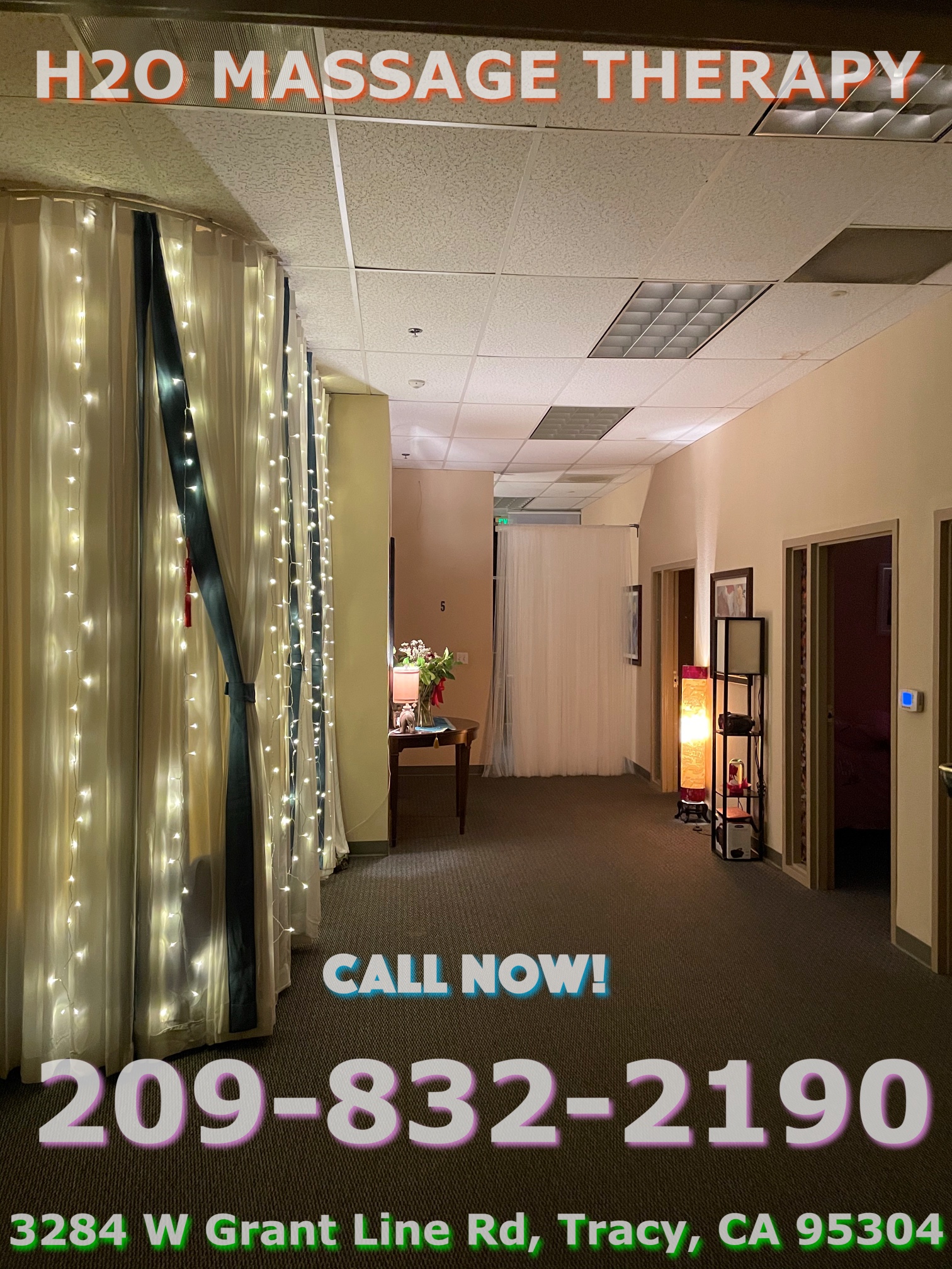 H2O Massage Therapy | 3284 W Grant Line Rd, Tracy, CA 95304, United States | Phone: (209) 832-2190