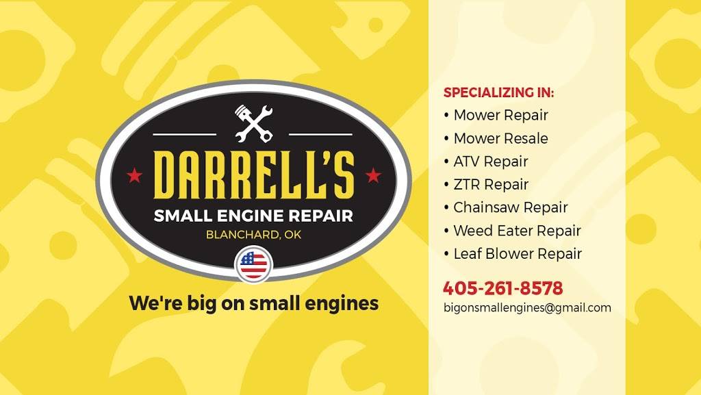 Darrells Small Engine Repair | 938 S County Line Rd, Newcastle, OK 73065, USA | Phone: (405) 261-8578