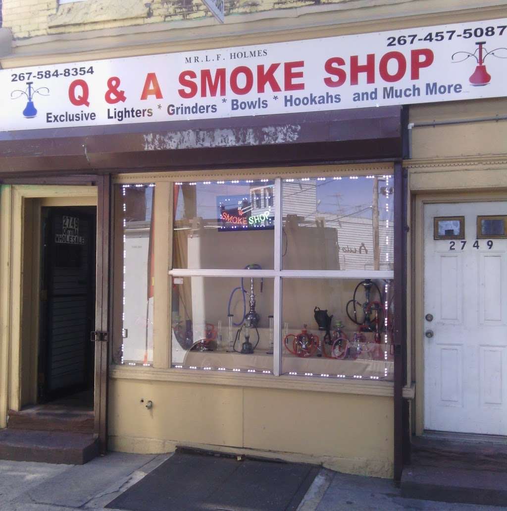 Q&A Wholesale Smoke Shop | 2749 Kensington Ave, Philadelphia, PA 19134, USA | Phone: (267) 584-8354