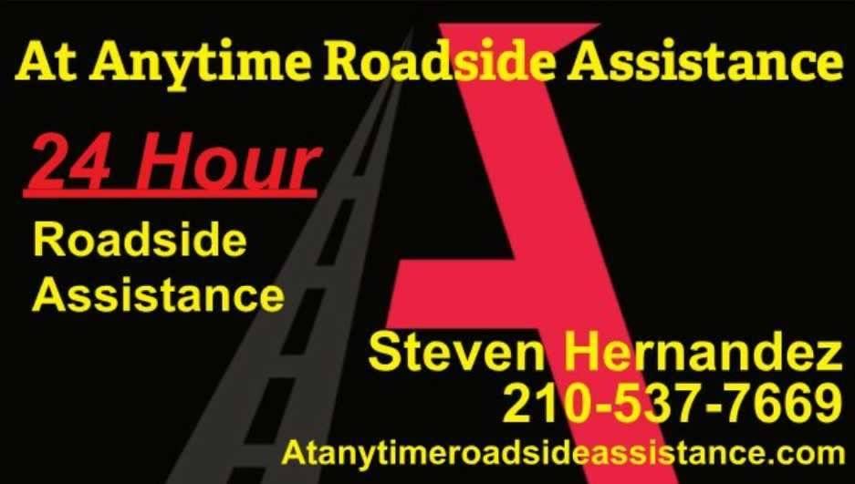 At Anytime Roadside Assistance | 3703 Wurzbach Rd #927, San Antonio, TX 78238, USA | Phone: (210) 537-7669