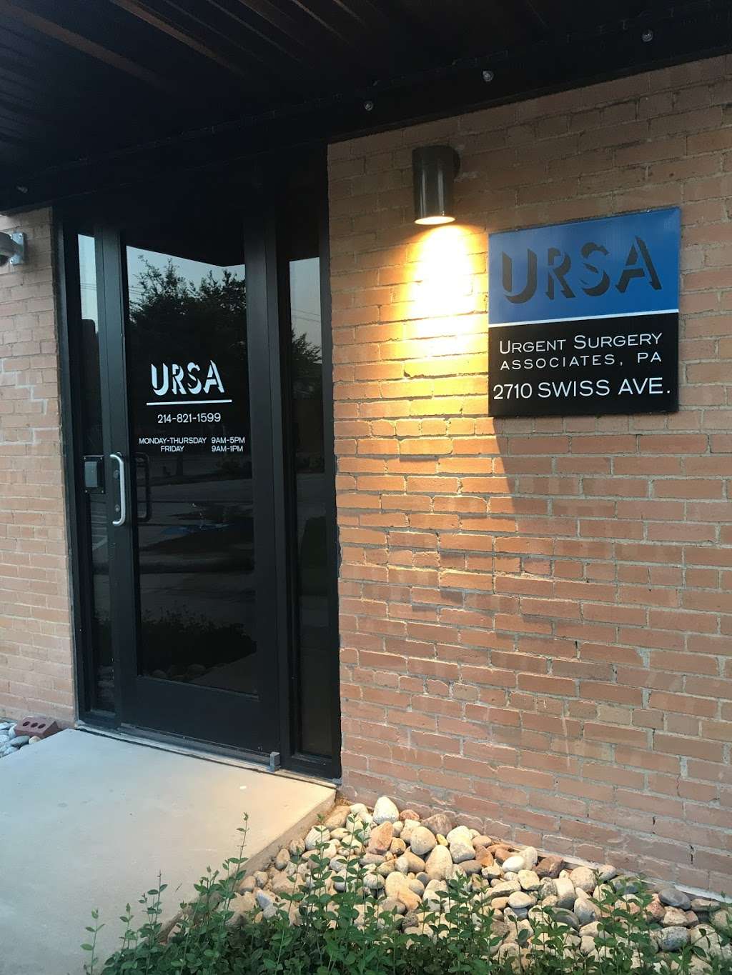 Urgent Surgery Associates URSA | 2710 Swiss Ave, Dallas, TX 75204 | Phone: (214) 821-1599