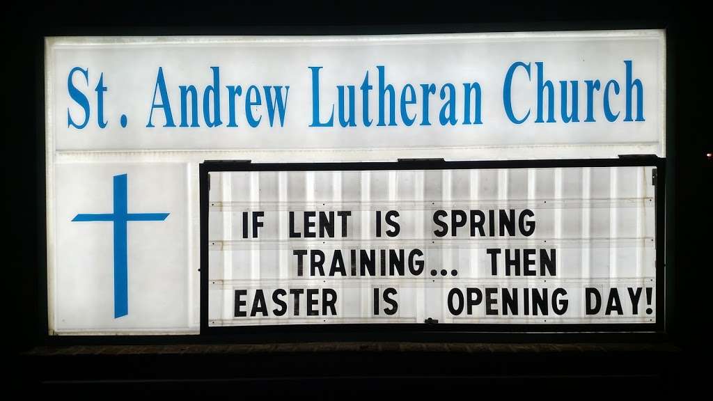 Saint Andrew Lutheran Church | 14640 Soucy Pl, Centreville, VA 20120, USA | Phone: (703) 830-2768